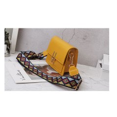 Square Wide Shoulder Messenger Girl Small Bag - RYL-263 (3 Colors)