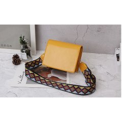 Square Wide Shoulder Messenger Girl Small Bag - RYL-263 (3 Colors)