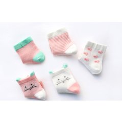 Gdeal Kid Cartoon Cotton Mesh Thin Low Cut Ankle Socks (6 Colors)