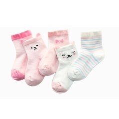 Gdeal Kid Cartoon Cotton Mesh Thin Low Cut Ankle Socks (6 Colors)
