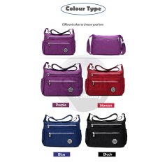 Gdeal Fashion Nylon Bag Diagonal Cross Body Bag  Bag Female - RYL-261(4 Colors)
