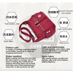 Gdeal Women Single Multi Compartment Cross Body Sling Bag -RYL-262 (4 Colors)