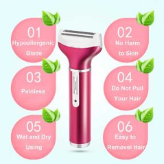 Gdeal Lady Shaver And Nose Trimmer Epilator Machine Beauty Tools (2 Colors)