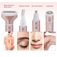 Gdeal Lady Shaver And Nose Trimmer Epilator Machine Beauty Tools (2 Colors)