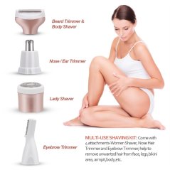 Gdeal Lady Shaver And Nose Trimmer Epilator Machine Beauty Tools (2 Colors)