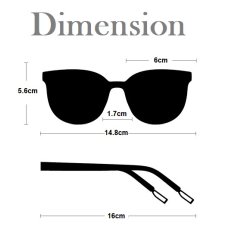 Gdeal Unisex Fashion Sunglasses Color Film with Storage Box (3 Colors)
