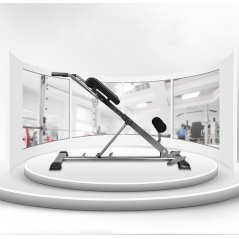 Roman Fitness Lower Hyper Back Extension Bench Six Pack Hip (Black)