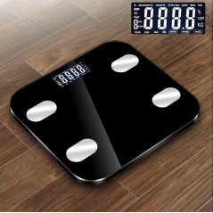 Gdeal Glass LCD Electronic Scale Digital Body Fat Analyse Scale BMI Healthy Body Scale