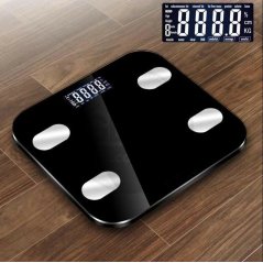 Gdeal Glass LCD Electronic Scale Digital Body Fat Analyse Scale BMI Healthy Body Scale