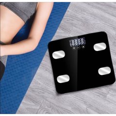 Gdeal Glass LCD Electronic Scale Digital Body Fat Analyse Scale BMI Healthy Body Scale