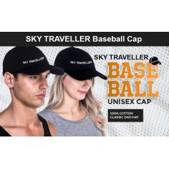 SKY TRAVELLER Low Profile Unisex Baseball Cap SKY325 (Black)