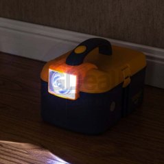 PP Fishing Tool Cabinet with LED Lighting Storage Boxes (2 Colors)