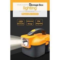 PP Fishing Tool Cabinet with LED Lighting Storage Boxes (2 Colors)