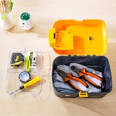PP Fishing Tool Cabinet with LED Lighting Storage Boxes (2 Colors)