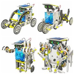 Gdeal 13-In-1 Solar Power Energy Robot Toy  For Kids
