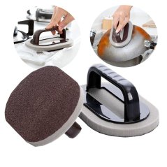 Large Size Rust Brush Sponge Bath Kitchen Clean Tools (Black)