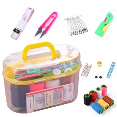 Gdeal Mini Sewing Kit Needle and Thread Sewing Mend Tool (Yellow)