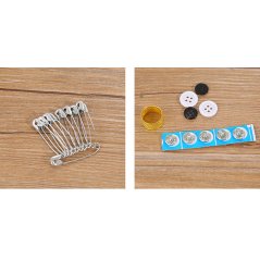 Gdeal Mini Sewing Kit Needle and Thread Sewing Mend Tool (Yellow)