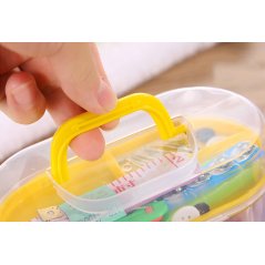 Gdeal Mini Sewing Kit Needle and Thread Sewing Mend Tool (Yellow)