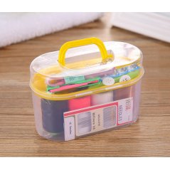 Gdeal Mini Sewing Kit Needle and Thread Sewing Mend Tool (Yellow)
