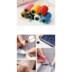Gdeal Mini Sewing Kit Needle and Thread Sewing Mend Tool (Yellow)