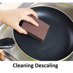 Gdeal Emery Sponge Descaling Cleaning Sponge Bottom Rust Magic