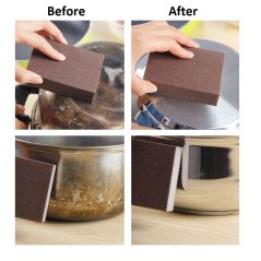 Gdeal Emery Sponge Descaling Cleaning Sponge Bottom Rust Magic