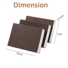 Gdeal Emery Sponge Descaling Cleaning Sponge Bottom Rust Magic