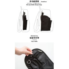 Gdeal Insert Organizer Multi Pocket Laptop Backpack (Black)