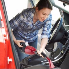 Car Auto Vacuum Cleaner Strong Suction Dust Buster with LED Light