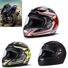 Gdeal Retro Full Face Helmet Scooter Motorbike Riding Men Motocross