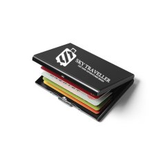 Gdeal SKY Traveller SKY321 Stainless Steel Credit Card Holder (Black)