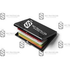 Gdeal SKY Traveller SKY321 Stainless Steel Credit Card Holder (Black)
