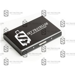 Gdeal SKY Traveller SKY321 Stainless Steel Credit Card Holder (Black)