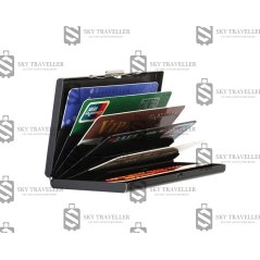 Gdeal SKY Traveller SKY321 Stainless Steel Credit Card Holder (Black)