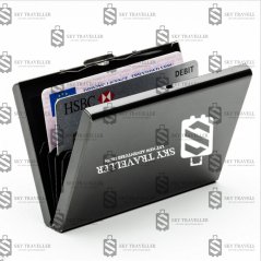 Gdeal SKY Traveller SKY321 Stainless Steel Credit Card Holder (Black)