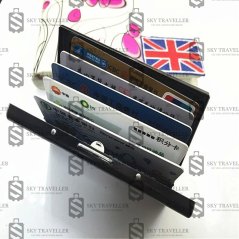 Gdeal SKY Traveller SKY321 Stainless Steel Credit Card Holder (Black)