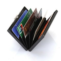 Gdeal SKY Traveller SKY321 Stainless Steel Credit Card Holder (Black)