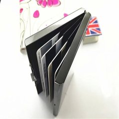 Gdeal SKY Traveller SKY321 Stainless Steel Credit Card Holder (Black)