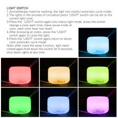 Aromatherapy Humidifier Essential Oil Diffuser Air 300ML (A770)