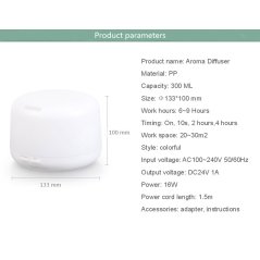 Aromatherapy Humidifier Essential Oil Diffuser Air 300ML (A770)