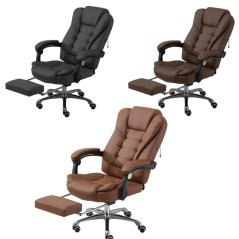 GTE Office Chair Massage USB Leisure Backrest Lift Seat (3 Colors)