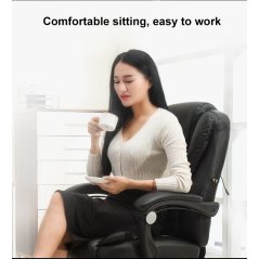 GTE Office Chair Massage USB Leisure Backrest Lift Seat (3 Colors)