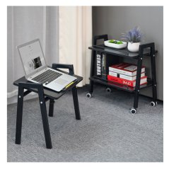GTE Coffee Side Cabinet File Leisure Retractable Side Table (3 Colors)