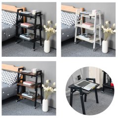 GTE Coffee Side Cabinet File Leisure Retractable Side Table (3 Colors)