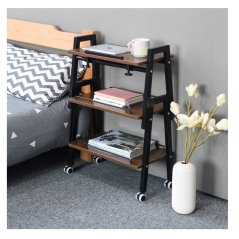GTE Coffee Side Cabinet File Leisure Retractable Side Table (3 Colors)
