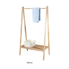 Harto Modern Simple Wooden Clothes Rack Hanger (3 Colors)