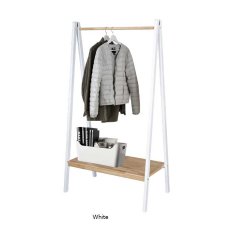 Harto Modern Simple Wooden Clothes Rack Hanger (3 Colors)