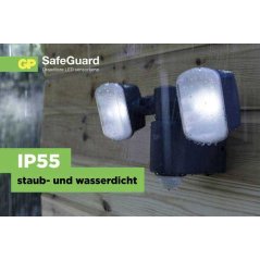 GP Batteries RF2.1 Safeguard Motion Sensor Light LED Outdoor Floodlight