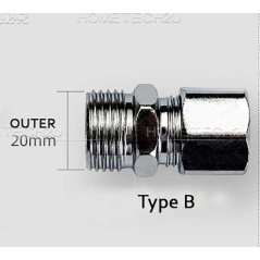 Gas Stove Connecter Hob Inlet Joint Hose Connection L Shape Elbow